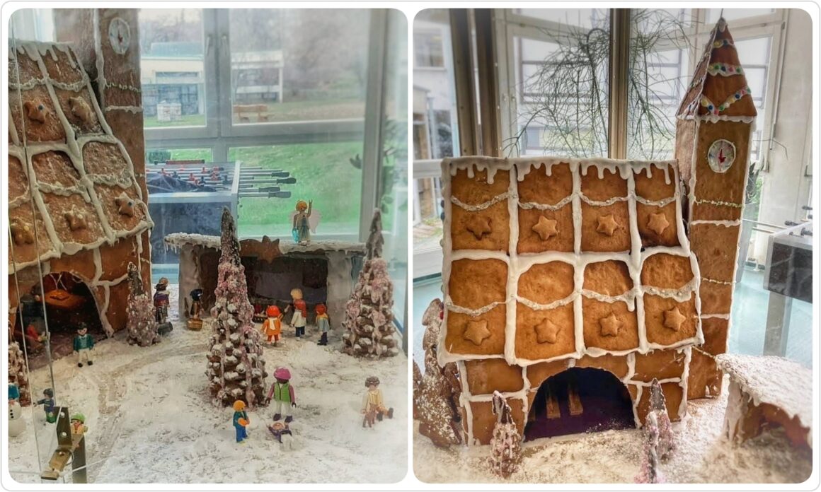 Lebkuchen-Diorama im Gymnasium Neckartenzlingen