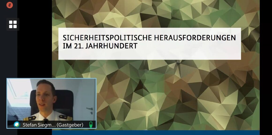 jugendoffizier Jugendoffizier der Bundeswehr digital zu Gast am Gymnasium Neckartenzlingen