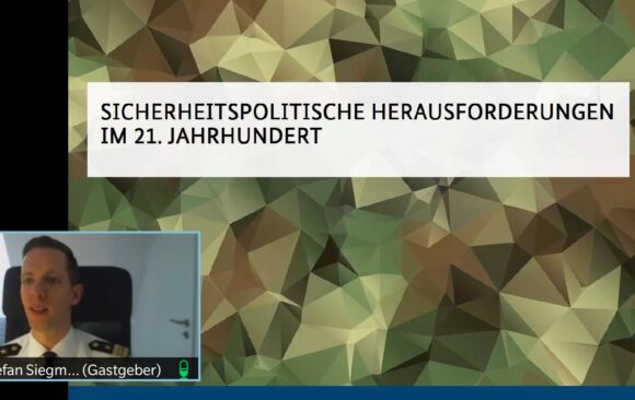Jugendoffizier der Bundeswehr digital zu Gast am Gymnasium Neckartenzlingen