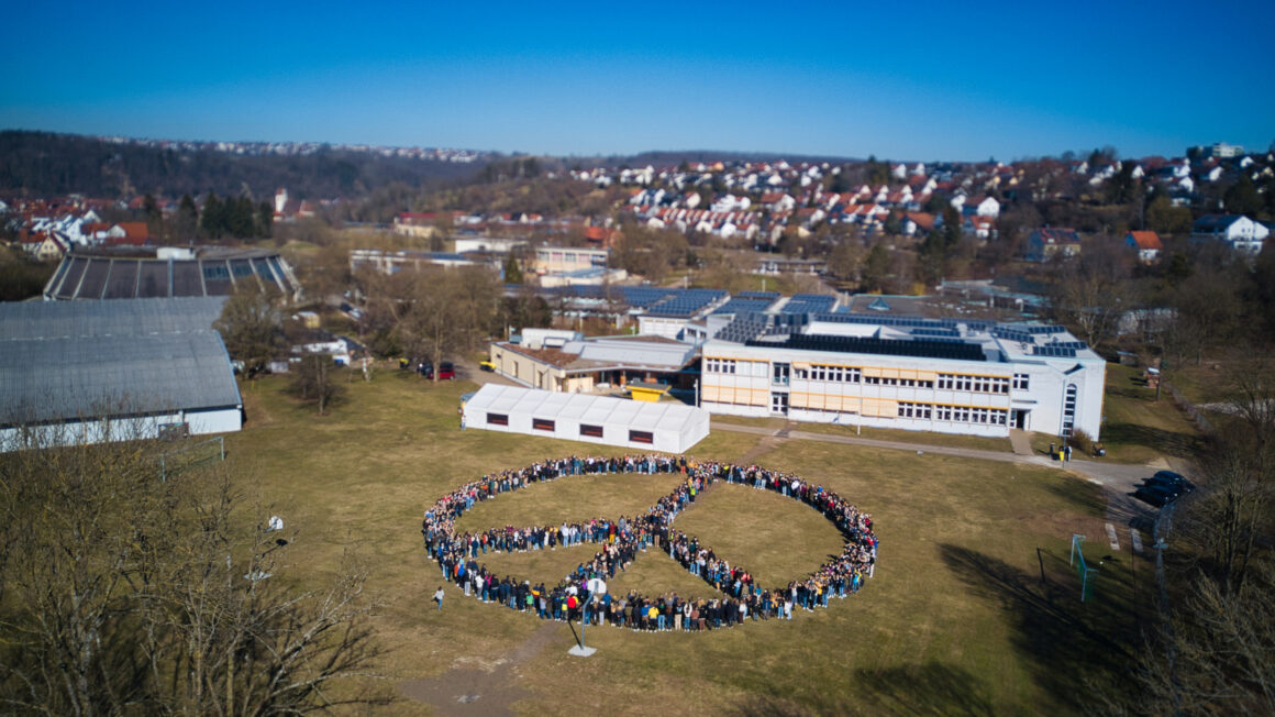 Gemeinsam für den Frieden ein Zeichen setzen