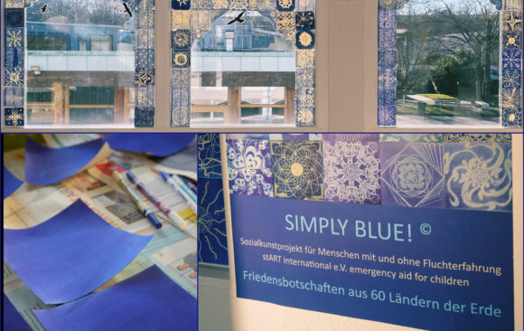 SIMPLY BLUE! – blaue Fliesen leuchten am Gymnasium Neckartenzlingen