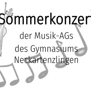 Sommerkonzert am 19.5. um 18.30 Uhr