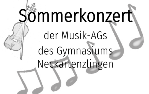 Sommerkonzert am 19.5. um 18.30 Uhr