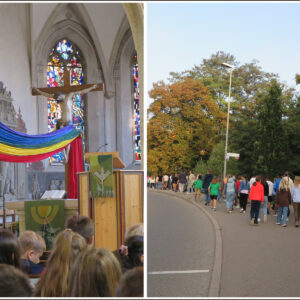 Unterm Regenbogen ins neue Schuljahr