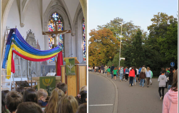 Unterm Regenbogen ins neue Schuljahr