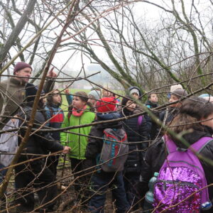 Ein aufregender Waldtag der Klasse 5b: Holzmachen, strömender Regen und jede Menge Abenteuer!