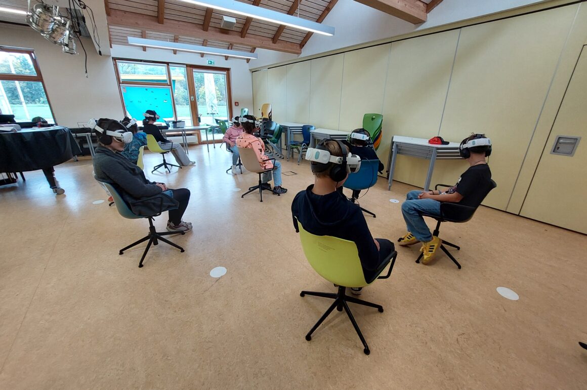 PHILMO-Besuch mit VR-Brillen