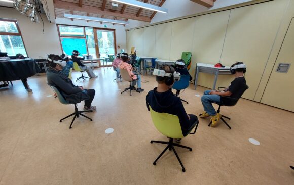 PHILMO-Besuch mit VR-Brillen