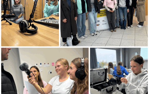 Radio-AG zu Gast beim Schülerradiotag